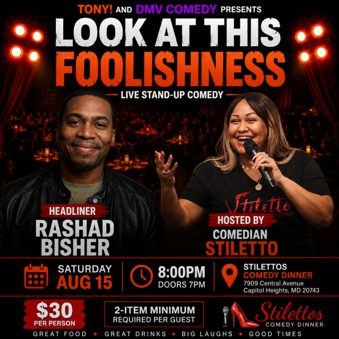 LOOK AT THIS FOOLISHNESS – LIVE STAND-UP COMEDY