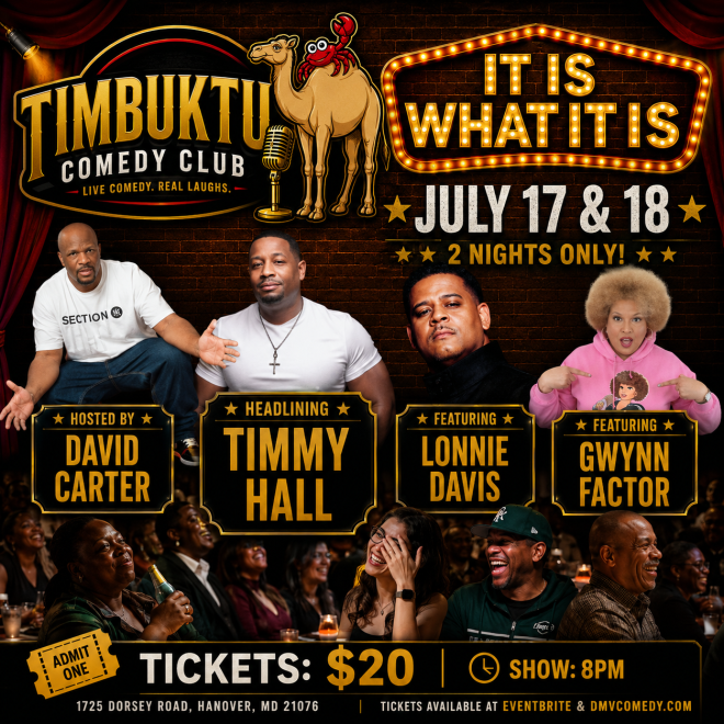 Timmy Hall Presents: IT IS WHAT IT IS – LIVE AT TIMBUKTU COMEDY CLUB